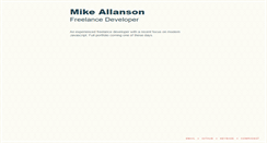 Desktop Screenshot of mikeallanson.com